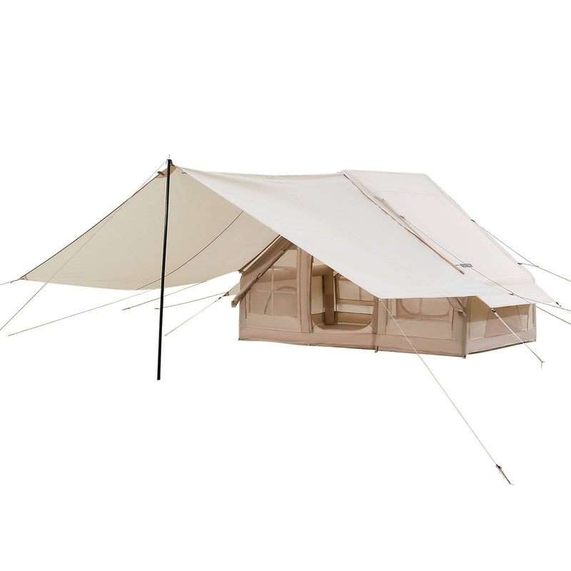VEVOR inflatable tent for camping 3-5 persons, glamping tent with pump and awning