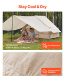 VEVOR inflatable tent for camping 3-5 persons, glamping tent with pump and awning