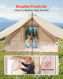 VEVOR inflatable tent for camping 3-5 persons, glamping tent with pump and awning
