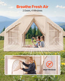 VEVOR inflatable tent for 4-6 persons, glamping tent with pump, easy to set up