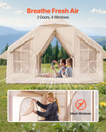 VEVOR täispuhutav telk 4-6 inimesele, glamping telk koos pumbaga, lihtne püstitada