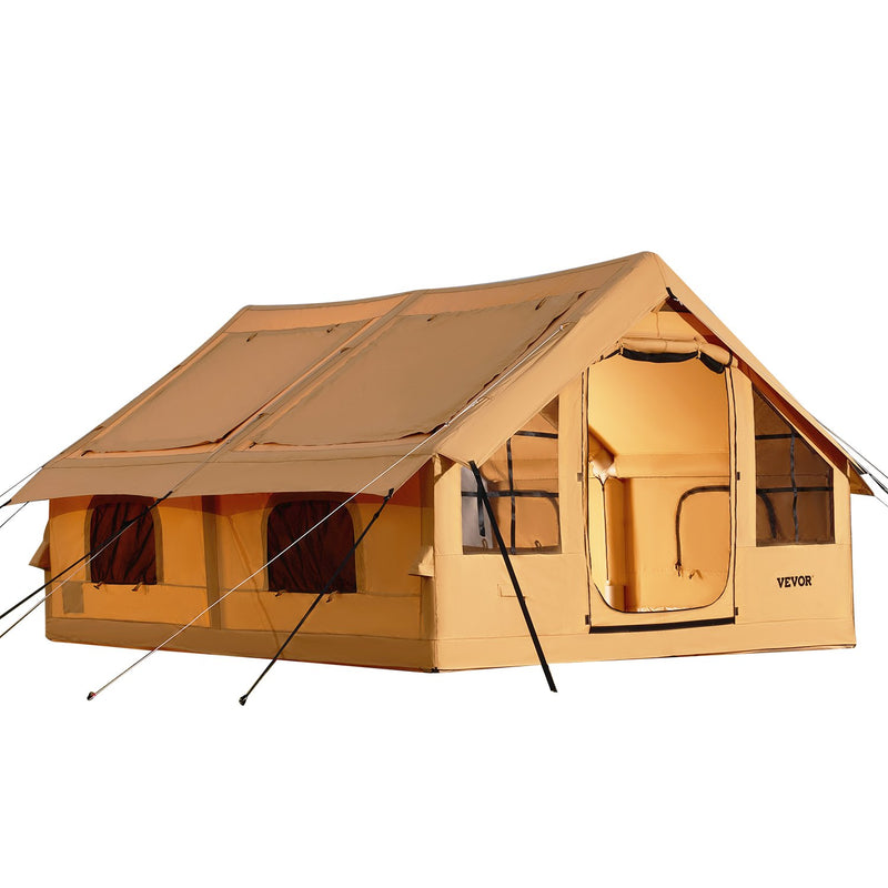VEVOR inflatable tent for camping 5-8 persons, glamping tent with pump, easy to set up
