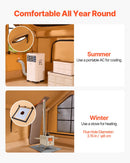 VEVOR inflatable tent for camping 5-8 persons, glamping tent with pump, easy to set up