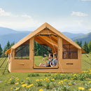 VEVOR inflatable tent for camping 5-8 persons, glamping tent with pump, easy to set up