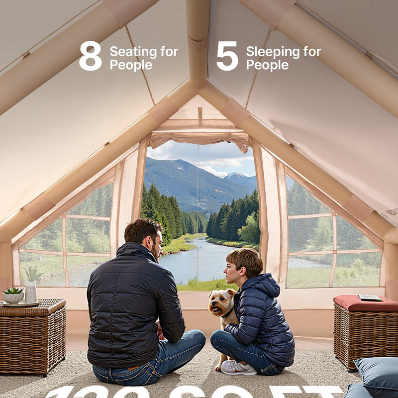 VEVOR täispuhutav telk 5-8 inimesele koos pumbaga