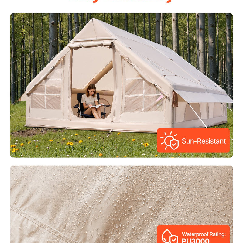 VEVOR täispuhutav telk 5-8 inimesele koos pumbaga