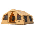 VEVOR piepūšamā telts kempingam 8–12 personām, glampinga telts ar pumpi, viegli uzstādāma