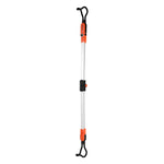 Motortelpas darba LED lampa, 2300 lm, 6000 mAh, uzlādējama, pārnēsājama, ar āķiem