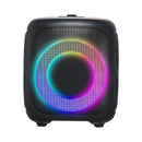 VEVOR karaoke sistēma pieaugušajiem, 15 W, 4'' pārnēsājamais Bluetooth skaļrunis ar 2 bezvadu mikrofoniem, LED apgaismojumu, TWS funkciju un rokturi; atbalsta micro TF karti, USB un AUX, piemērots mājas karaoke ballītēm