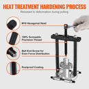 VEVOR 14 gab. gultņu izvilkšanas komplekts, 5 tonnu gultņu atdalītājs, zobratu un riteņu gultņu noņemšanas komplekts ar 5,08 cm un 7,62 cm žokļiem, riteņu rumbas un ass izvilkšanas komplekts, izturīgs gultņu dalītāja rīku komplekts ar koferi.