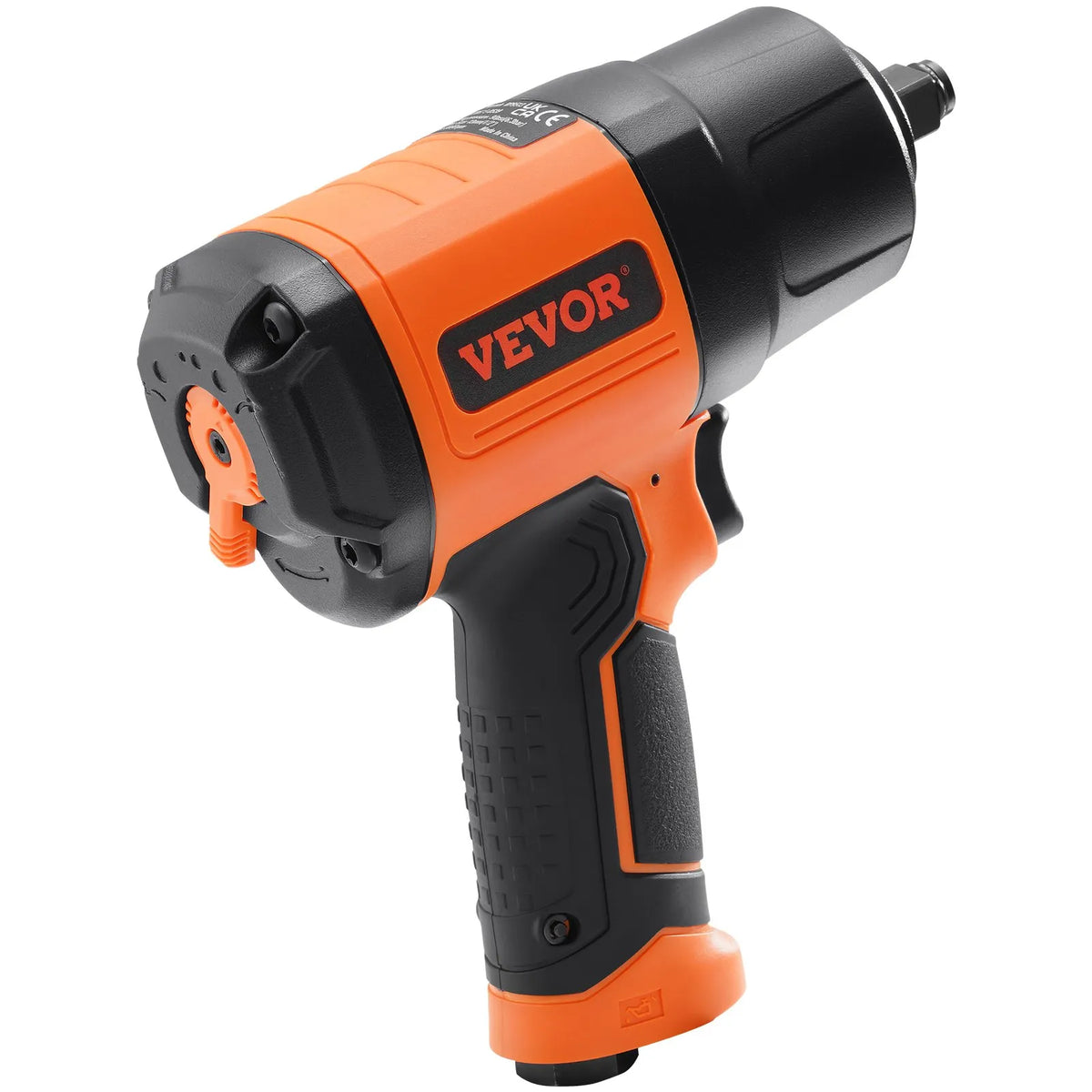 VEVOR pneimatiskā triecienskrūvgrieze, 13 mm, ar maksimālo griezes momentu 1895 N·m, viegla 2,1 kg konstrukcija, komplektā ar 11 Cr-V tērauda uzgriežņu ligzdām un pārnēsājamo kasti