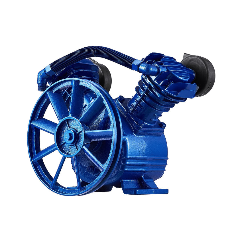 VEVOR gaisa kompresora sūkņa galva 3 HP, 6,25 CFM @ 6,2 bar, divcilindru virzuļa sūkņa galva