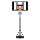 VEVOR pārvietojams basketbola statīvs ar augstuma regulēšanu 1,35–3,05 m, basketbola groza sistēma ar iebūvētiem riteņiem bērniem, pusaudžiem un pieaugušajiem piebraucamajiem ceļiem un baseina zonām