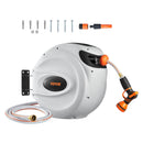 Izbīdāms dārza šļūtenes turētājs, 13 mm × 40 m, sienas stiprinājums