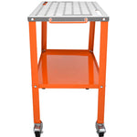 VEVOR Metināšanas Galda 915 x 457 mm, 544 kg Slodzes Iespēja, 2 Slāņi, Pārnēsājams ar Bremzējošiem Riteņiem, 4 Instrumentu Slotas, 15 mm Piestiprināšanas Caurumi