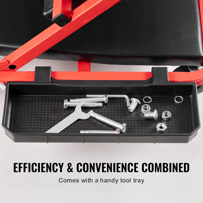 VEVOR складной ползун для механика 91 см, 136 кг