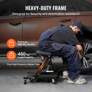 VEVOR 40 collu Salokāmais "Z" Garāžas Mehāniķa Ratiņkrēsls / Sols – 204 kg Ietilpība