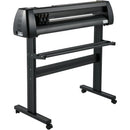 VEVOR vinila griešanas ploteris ar statīvu, papīra padeves platums 870 mm, SignMaster programmatūra, regulējams griešanas spēks un ātrums, LCD displejs, vinila griešanas iekārta uzlīmju un uzrakstu izgatavošanai