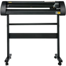 VEVOR vinila griešanas ploteris ar statīvu, papīra padeves platums 870 mm, SignMaster programmatūra, regulējams griešanas spēks un ātrums, LCD displejs, vinila griešanas iekārta uzlīmju un uzrakstu izgatavošanai