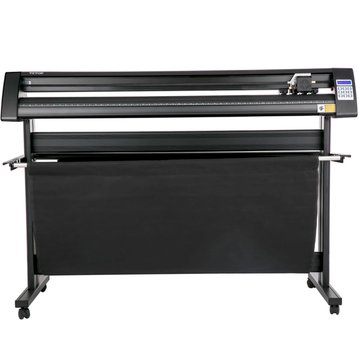 VEVOR vinila ploteris 1350 mm ar LED ekrānu, pusautomātisku optisko sensoru, saderīgs ar SignMaster programmatūru Windows sistēmai, ar statīvu
