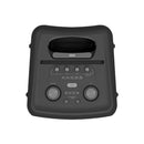 Klipsch Miami pārnēsājamais bezvadu skaļrunis, Maksimālā akustiskā jauda: 105 dB. Akumulatora darbības laiks līdz 18 stundām.