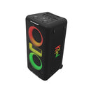 Klipsch New York Portable Wireless Party Speaker Maksimālā akustiskā jauda: 110 dB, akumulatora darbības laiks līdz 12 stundām.