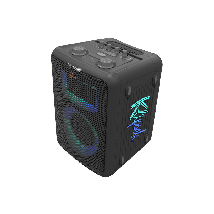 Портативная беспроводная колонка Klipsch Vegas. Максимальная мощность звука: 95 дБ. Время работы от аккумулятора до 8 часов