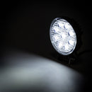 KAMAR LED darba lampa L0076 FLOOD 24 W 1430 lm 12/24 V apaļa ar 9 LED un ECE R10