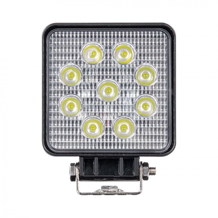 KAMAR LED Work Light L0077 24 W 1280 lm 12/24 V Square FLOOD with 9 LEDs and ECE R10