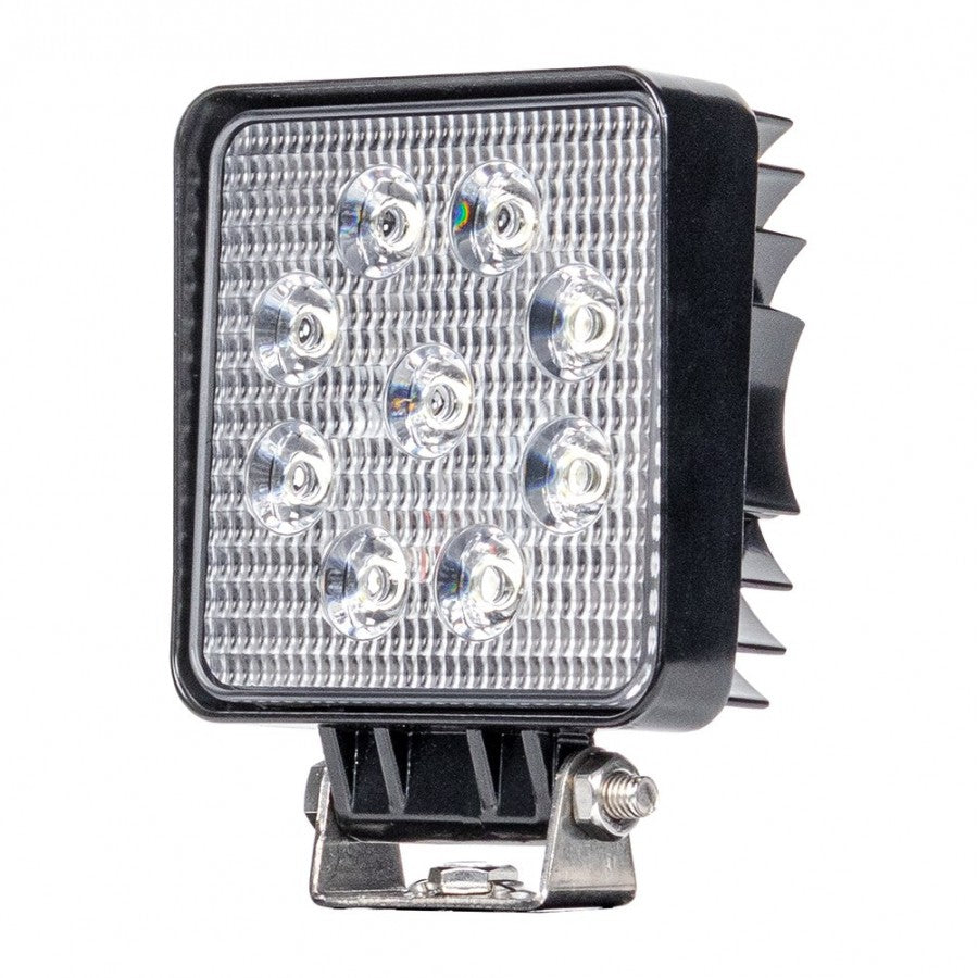 KAMAR LED Work Light L0077 24 W 1280 lm 12/24 V Square FLOOD with 9 LEDs and ECE R10