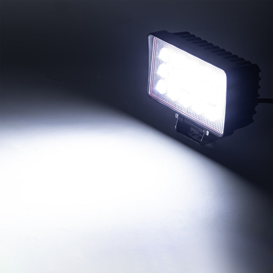 KAMAR LED Work Light 15 LED Flood with Wide-Angle Illumination for Construction Equipment and Trucks