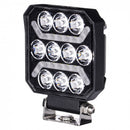 KAMAR LED darba lampa L0185 FLOOD 15 W 1500 lm 12/24 V ar 10 LED un 2 oranžām LED joslām