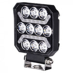 KAMAR LED darba lampa L0185 FLOOD 15 W 1500 lm 12/24 V ar 10 LED un 2 oranžām LED joslām