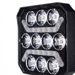 KAMAR LED darba lampa L0185 FLOOD 15 W 1500 lm 12/24 V ar 10 LED un 2 oranžām LED joslām
