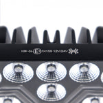 KAMAR X-SPIDER LED darba lampa L0195 FLOOD 18 W 1700 lm 12/24 V ar 9 LED un ECE R10