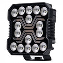 KAMAR X-SPIDER LED darba lampa L0195 FLOOD 18 W 1700 lm 12/24 V ar 9 LED un ECE R10