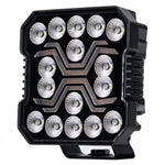 KAMAR X-SPIDER LED darba lampa L0195 FLOOD 18 W 1700 lm 12/24 V ar 9 LED un ECE R10