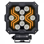 KAMAR L0195 X-SPIDER 2 LED darba lukturis, 18W, 9 LED, 12/24V, dzintarkrāsas LED josla, IP67, ECE R10, 300mm kabelis, 2 gadu garantija