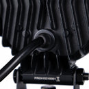18W(1700Lm) LED darba lukturis KAMAR X-SPIDER 3 L0196 ar dzintarkrāsas LED joslu, 9 LED, 12/24V, IP67, alumīnija korpuss, 111x111x29,5mm, 0,3m kabelis, ECE R10, 2 gadu garantija