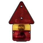 KAMAR Magnetic LED Taillight Set, 7.5 m, 12/24 V, with Triangular Reflectors for Trailers and Equipment