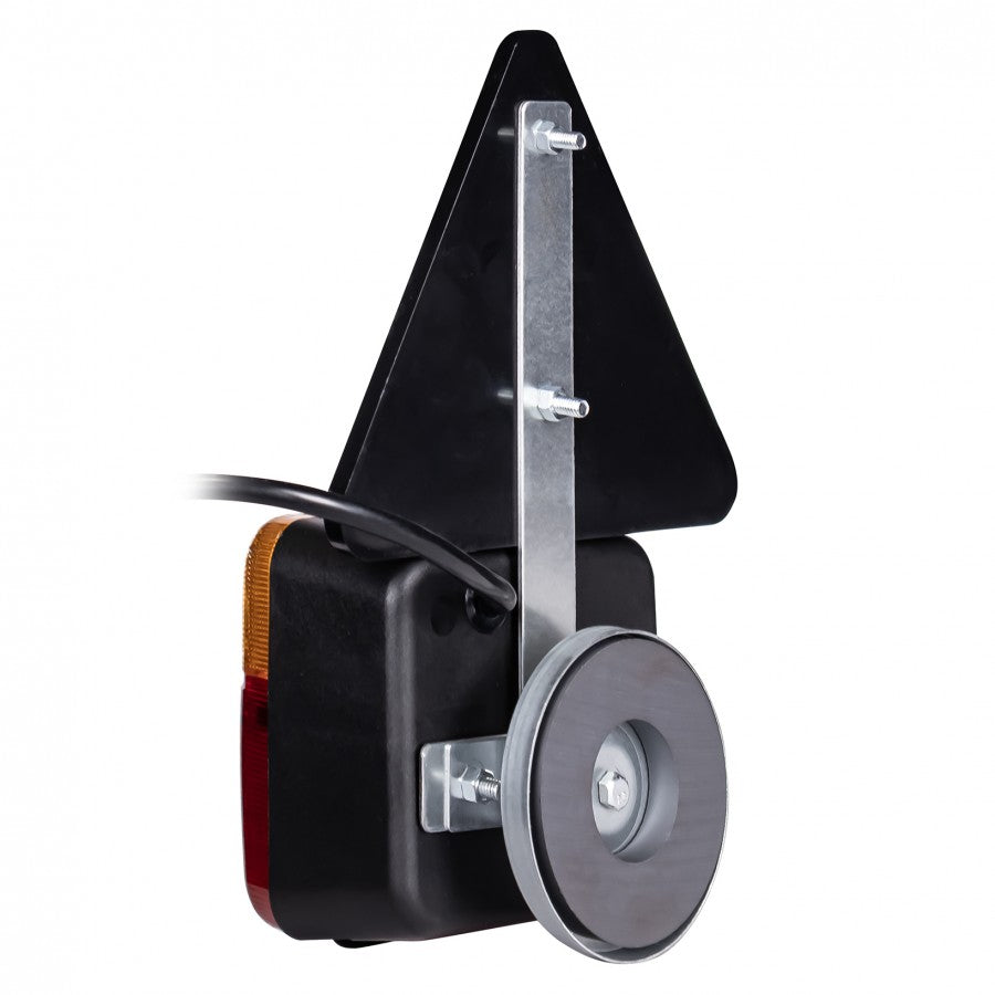 KAMAR Magnetic LED Taillight Set, 7.5 m, 12/24 V, with Triangular Reflectors for Trailers and Equipment
