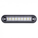 KAMAR LED gabarītgaisma 8 LED balta 12/24 V sānu marķējuma lampa kravas automašīnām, piekabēm un tehnikai