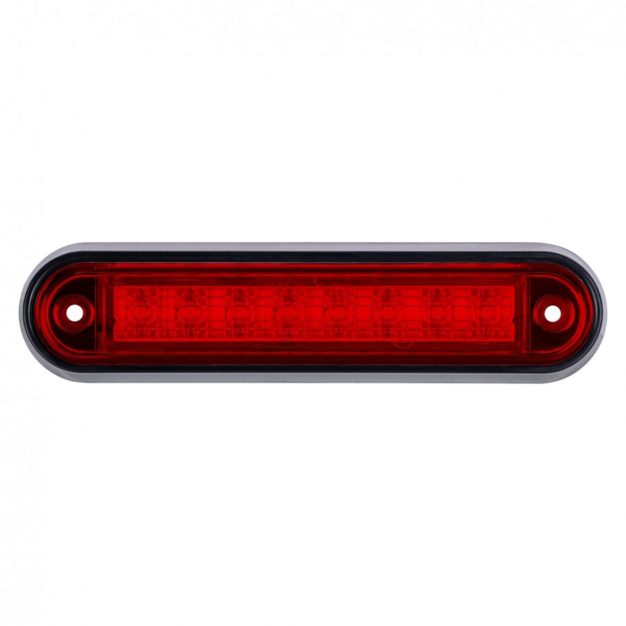 LED gabarītgaisma 8 LED sarkana 12/24 V sānu marķējuma lampa kravas automašīnām, piekabēm un tehnikai