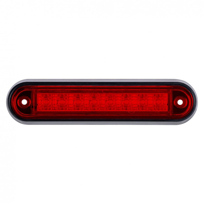 LED gabarītgaisma 8 LED sarkana 12/24 V sānu marķējuma lampa kravas automašīnām, piekabēm un tehnikai
