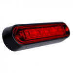 LED clearance light, 8 red LEDs, 12/24 V, side marker light for trucks, trailers, and equipment