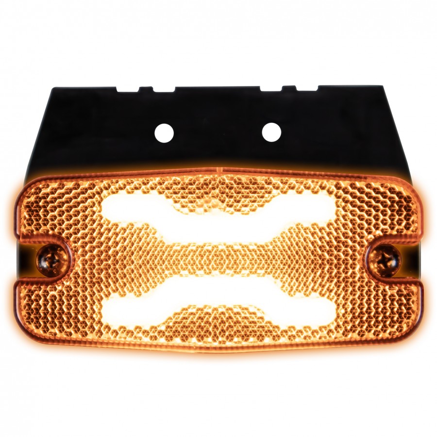 KAMAR X-SPIDER L1316 LED side marker light with turn signal and reflector functions, 12/24 V, IP67