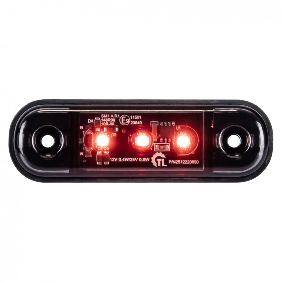 KAMAR L1319 LED aizmugurējais gabarītlukturis, 3 LED, 12/24 V, IP67