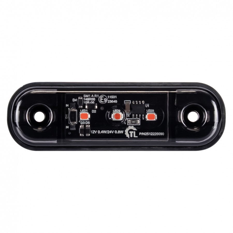 KAMAR L1319 LED aizmugurējais gabarītlukturis, 3 LED, 12/24 V, IP67