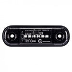 KAMAR L1320 6LED priekšējais gabarītlukturis, 1W, 12/24V, IP67, tumši tonēta lēca, balta gaisma, PC polikarbonāts, 30cm kabelis, R10/R148, 2 gadu garantija
