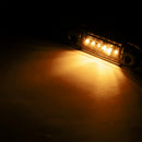 KAMAR L1321 6LED sānu gabarītlukturis, 1W, 12/24V, IP67, tumši tonēta lēca, oranža gaisma, PC polikarbonāts, 30cm kabelis, R10/R148, 2 gadu garantija